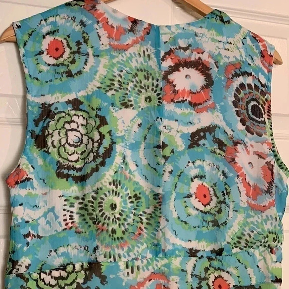 Tribal Multicolor Floral Midi Dress - Picture 6 of 10